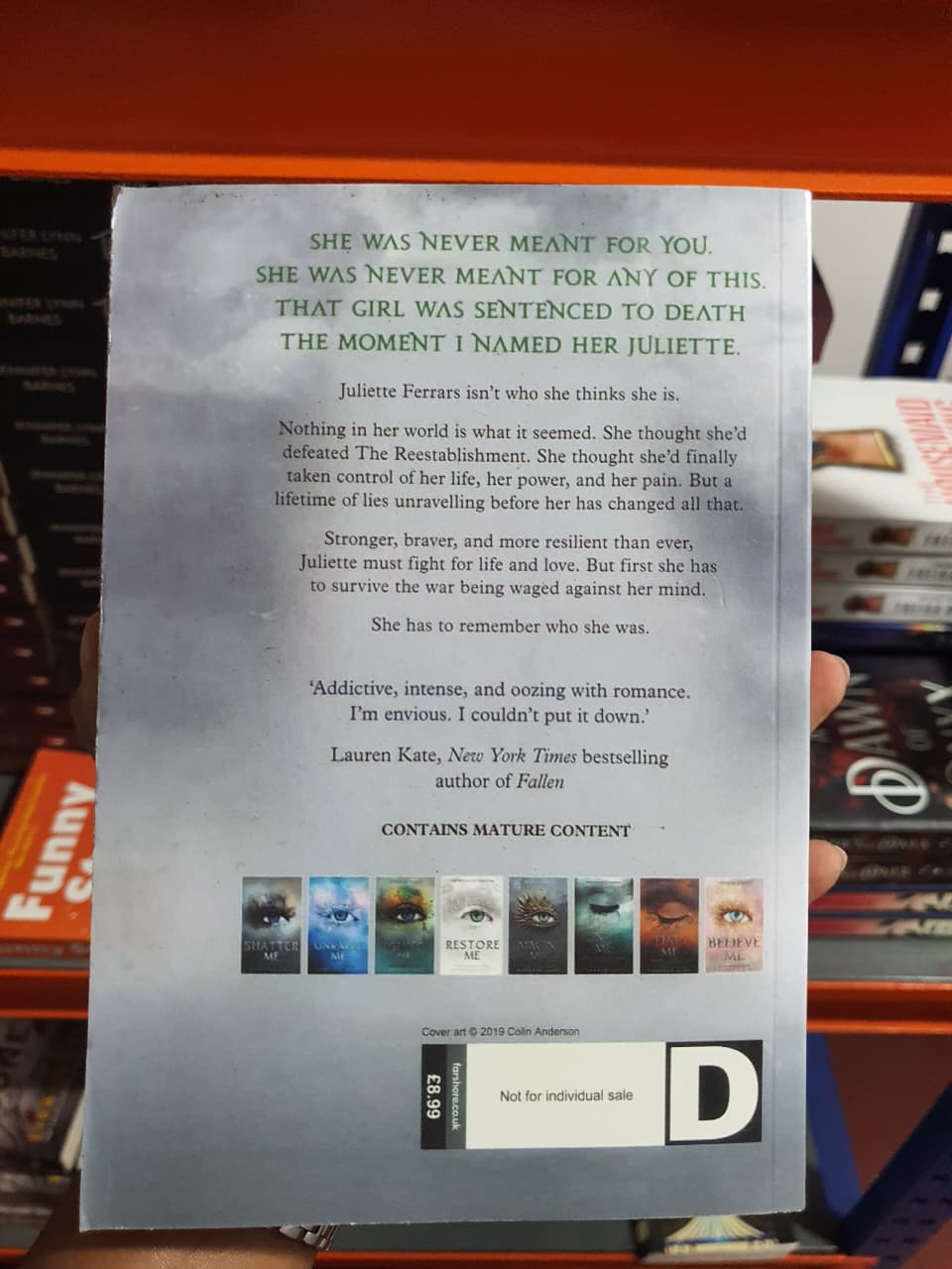 Defy Me by Tahereh Mafi (Book 5 of Shatter me series)