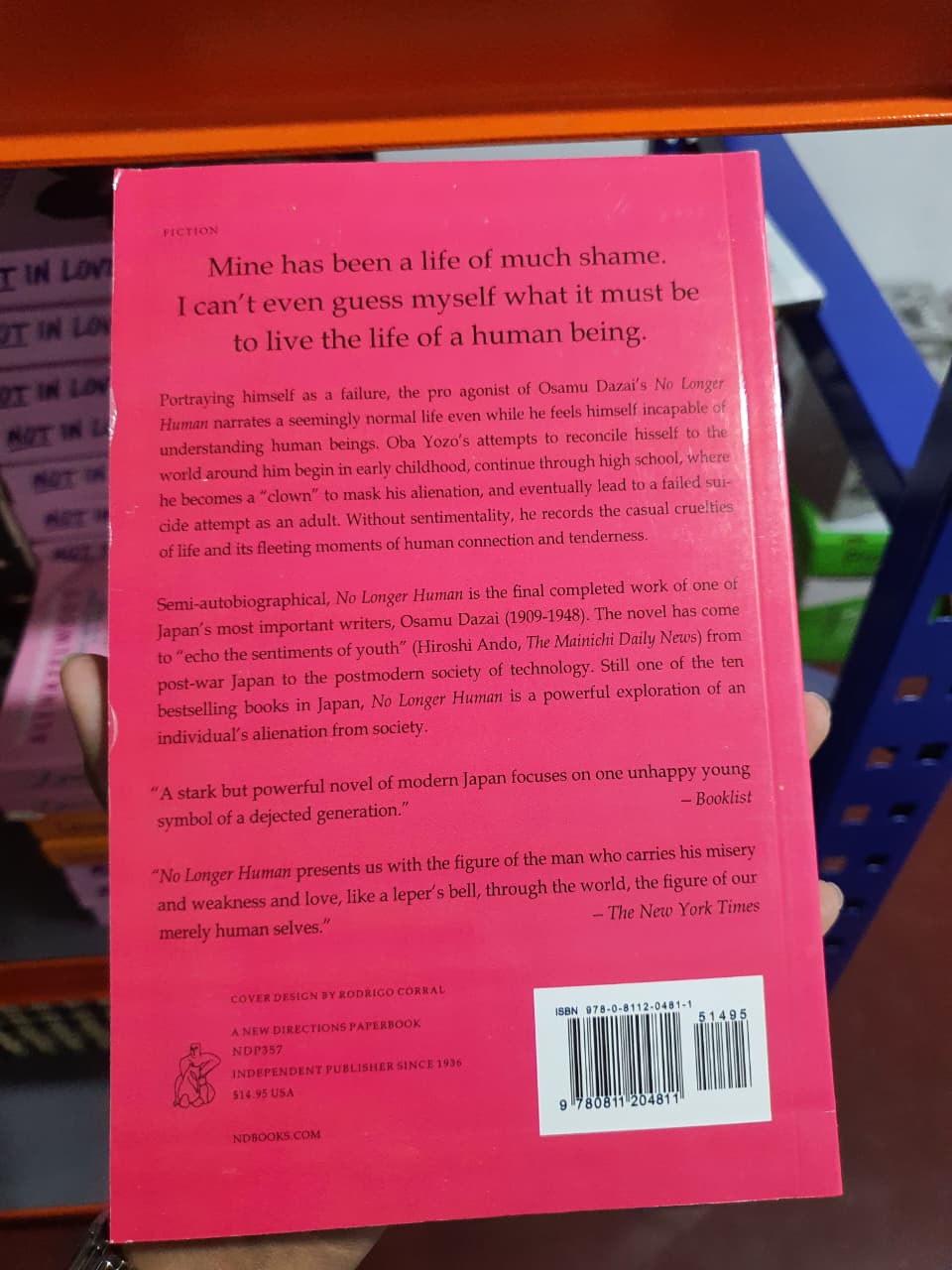 No Longer Human by Osama Dazai