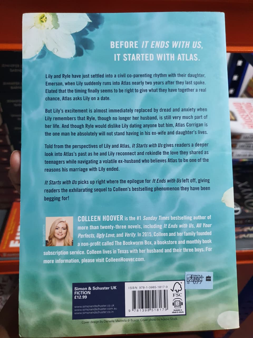 It Starts with Us by Colleen Hoover (Book 2 of the It Ends with Us series)