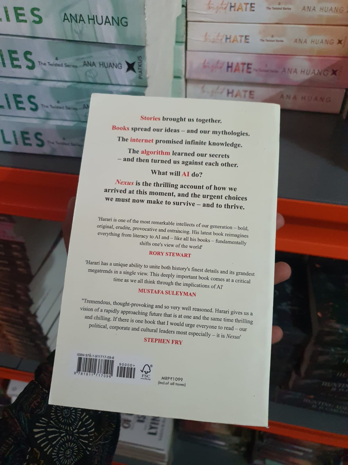 Nexus by Yuval Noah Harari (Slightly Damaged)