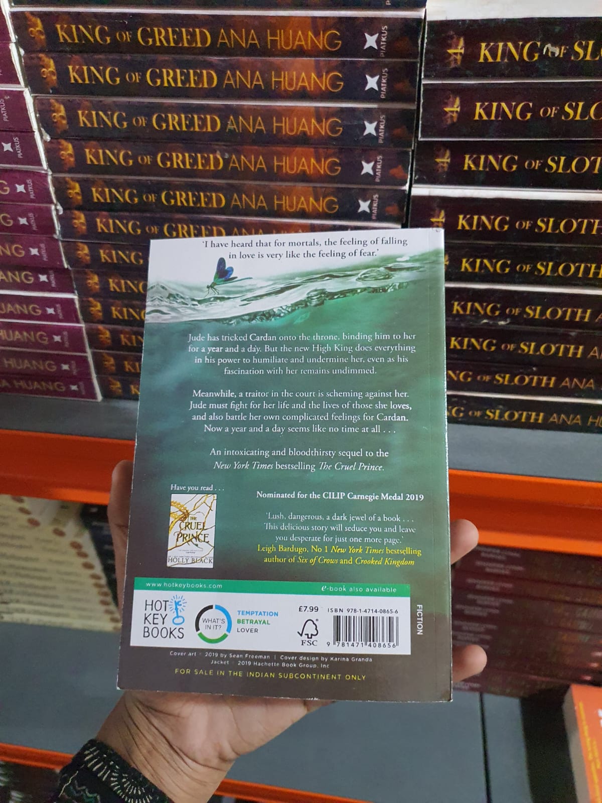 The Wicked King By Holly Black (Book 2 of the Folk of the Air series) (Minor Bend Cover)