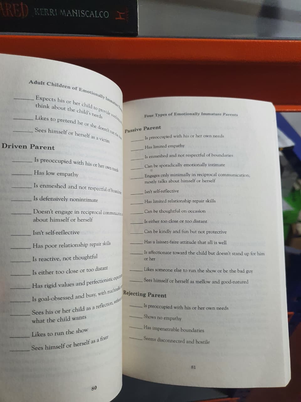 Adult Children of Emotionally Immature Parents by Lindsay C. Gibson