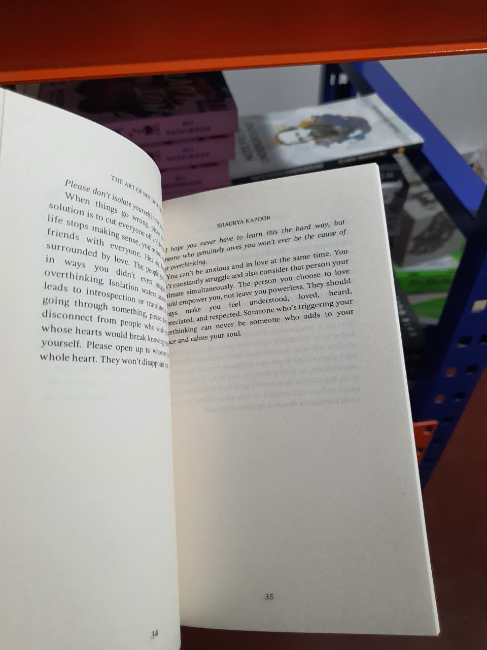 The Art of Not Overthinking by Shaurya Kapoor