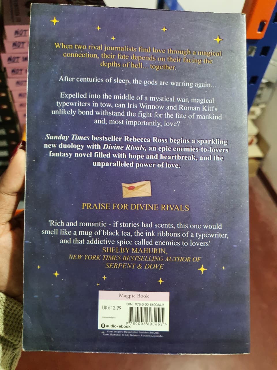 Divine Rivals by Rebecca Ross (Minor Bend Cover)