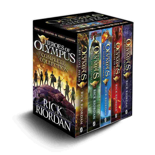 Heroes of Olympus Box Set by Rick Riordan (5 Books)