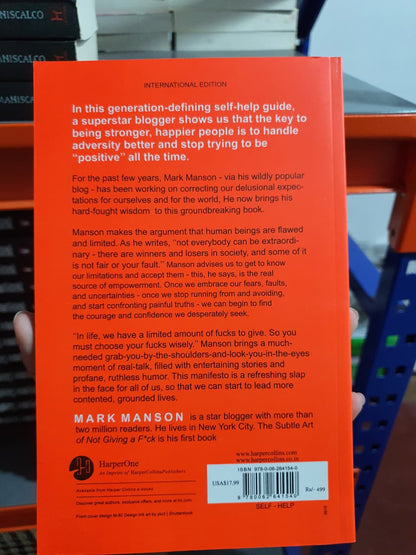 The Subtle Art of Not Giving a F*ck By Mark Manson