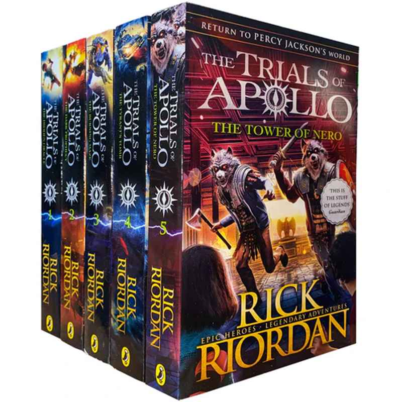 The Trials of Apollo Box Set By Rick Riordan (5 Books)