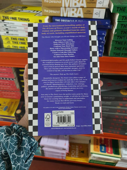 The Daily Laws By Robert Greene (Slightly Damaged)