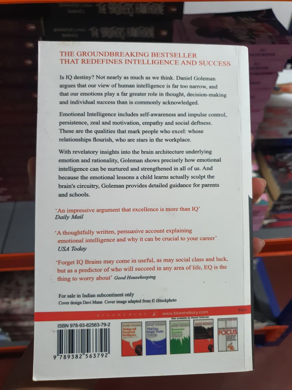 Emotional Intelligence by Daniel Goleman (Slightly Old)