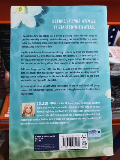 It Starts with Us by Colleen Hoover (Book 2 of the It Ends with Us series)