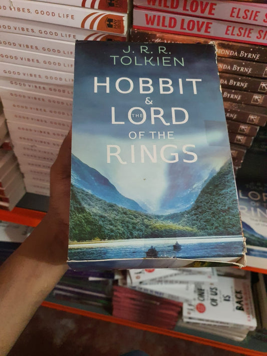 The Hobbit & The Lord of the Rings Book Set By J.R.R. Tolkien (4 Books) (Slightly Old)