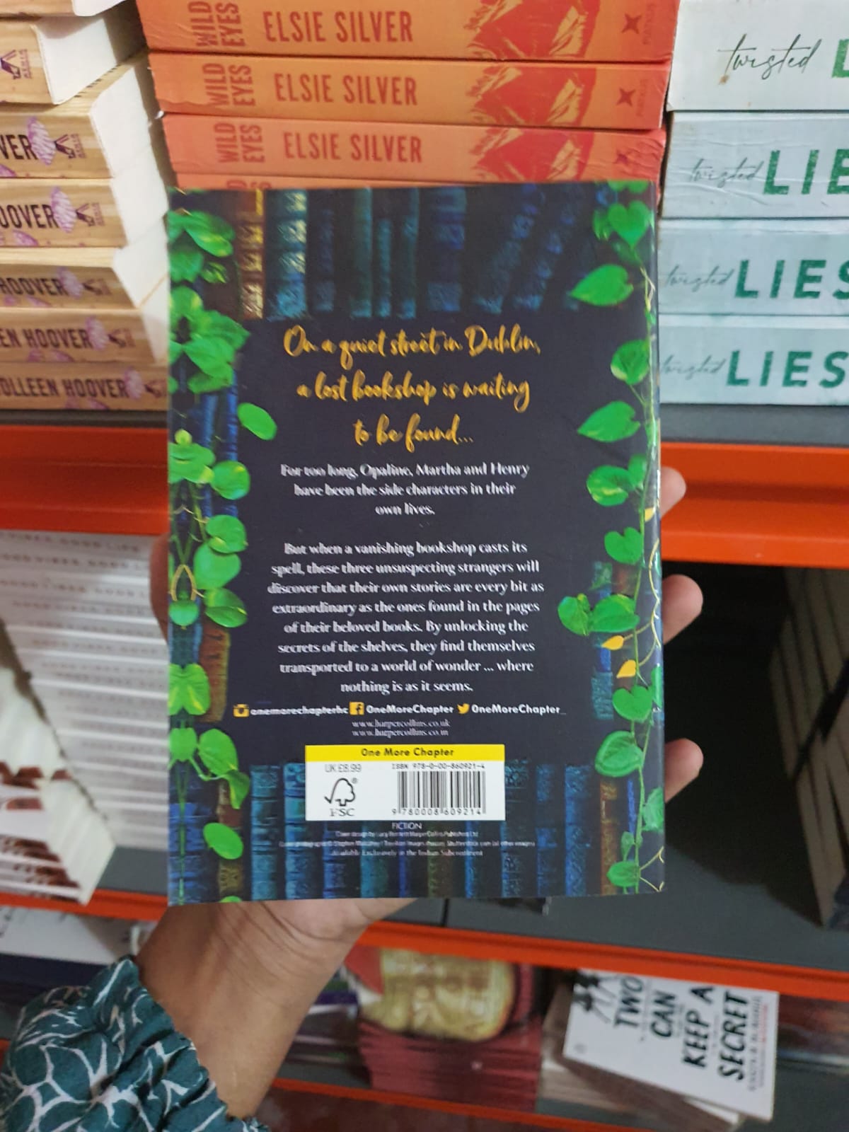 The Lost Bookshop By Evie Woods (Slightly Old)