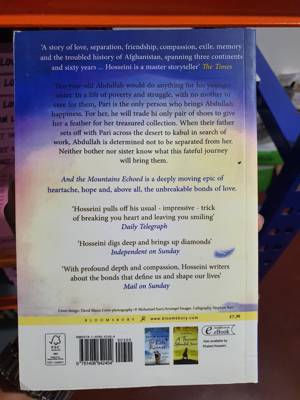 And the Mountains Echoed by Khaled Hosseini