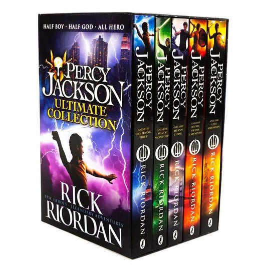 Percy Jackson Collection by Rick Riordan (5 Books)