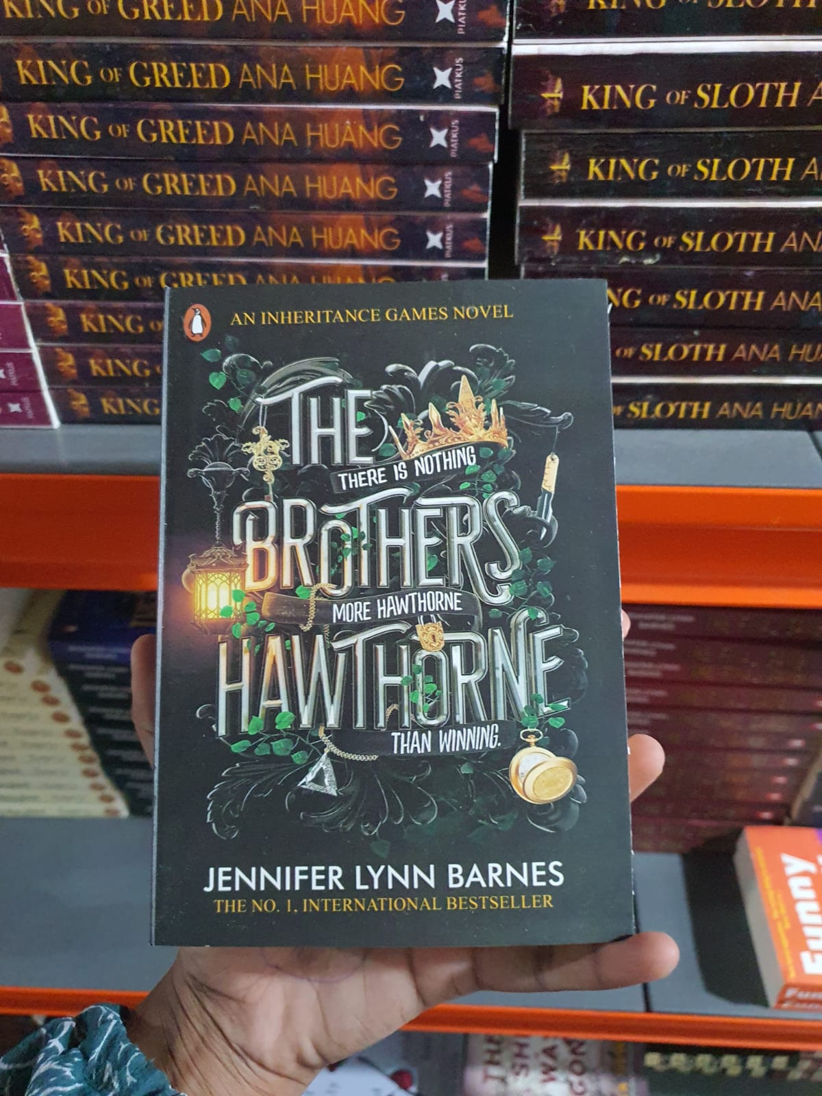 The Brothers Hawthorne by Jennifer Lynn Barnes (Book 4 of The Inheritance Games series) (Slightly Damaged)